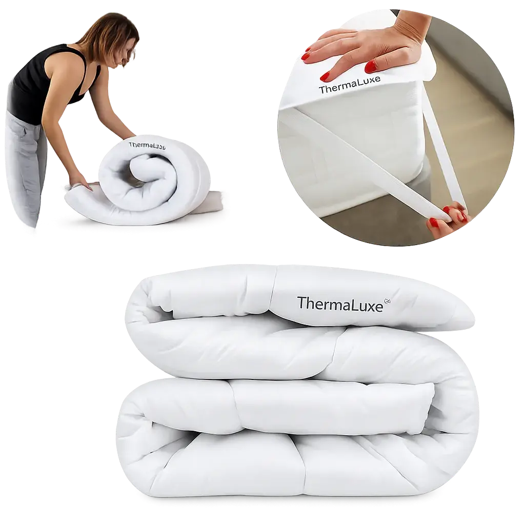 ThermaLuxe All-Season Temperature-Regulating Mattress Topper